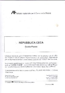 REPUBBLICA CECA guida paese