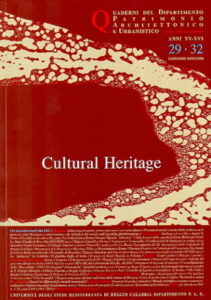 QUADERNI PAU – Cultural Heritage, n.29-32, anni XV-XVI