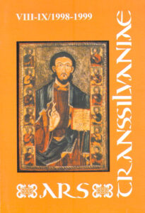 ARS TRANSSILVANIAE, VIII-IX/1998-1999