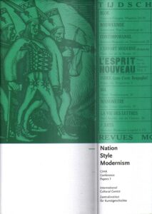 NATION  STYLE  MODERNISM. CIHA Conference, Papers 1