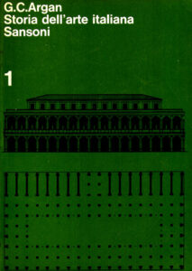 STORIA DELL’ARTE ITALIANA. Volume primo
