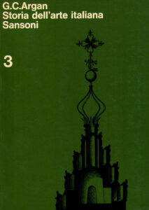 STORIA DELL’ARTE ITALIANA. Volume terzo