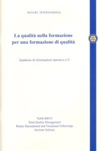 La qualità nella formazione per una formazione di qualità – Quaderno di informazioni operative n° 2