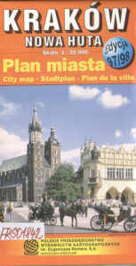 Krakow. Nowa Huta. Plan miasta.