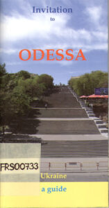 Invitation to Odessa. Ukraine. a guide