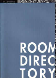 Room Directory. Hotel et Plage Beau Rivage