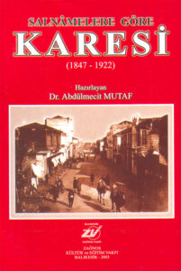 Salnamelere gore Karesi (1847 – 1922)