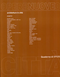 Operenuove 04: architetture in città