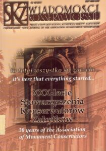 Wiadomosci Konserwatorskie – Conservation News