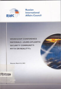 RIAC WORKSHOP CONFERENCE MATERIALS