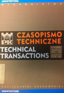 Czasopismo techniczne / Technical Transactions 2-A/2009