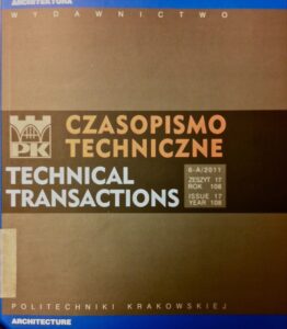 Czasopismo techniczne / Technical Transactions 6-A/2011