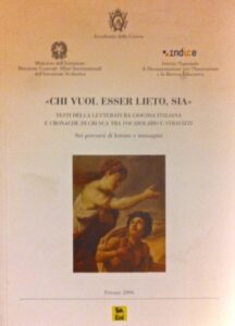Chi vuol esser lieto, sia. Testi della letteratura giocosa italiana e cronache di Crusca tra Vocabolario e stravizzi