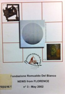 Fondazione Romualdo Del bianco. NEWS from FLORENCE. N° 3 – May 2002