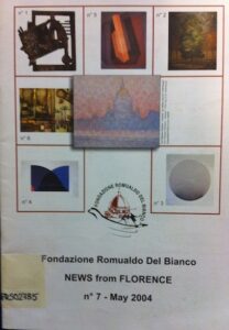 Fondazione Romualdo Del bianco. NEWS from FLORENCE. N° 7- May 2004