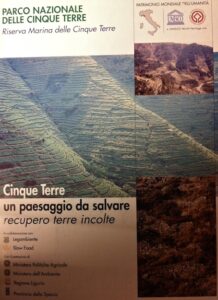 Parco Nazionale delle Cinque Terre. Cinque Terre: un paesaggio da salvare