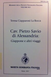 Cav. Pietro Savio di Alessandria. Giappone e altri viaggi