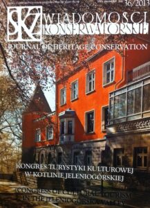 Wiadomosci konserwatorskie. Pismo Stowarzyszenia Konserwatorow Zabytkow. Conservation News – Journal of the Association of Monument conservators