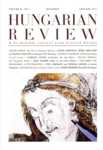 Hungarian Review. Volume II. No. 1
