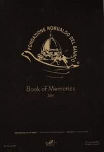 Fondazione Romualdo Del Bianco: Book of Memories 2013