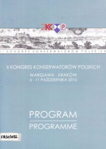 II Kongers Konserwatoròw Polskich 
Warsyava-Krakòw
6-11 Pazdziernika 2015