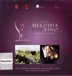 Festival Melodia Del Vino 
L’armonia dei sensi