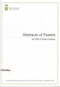 Abstracts of Posters for OPSI-4 Poster Session 
The Fourth Global Conference of IPSI (IPSI-4)