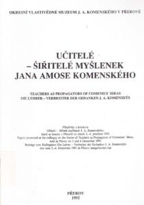 Teachers as Propagators of comenius ideas die lehrer – verbreiter der gedanken J. A. komenskys