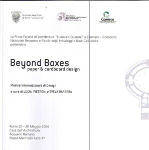 BEYOND BOXES. Paper & cardboard design