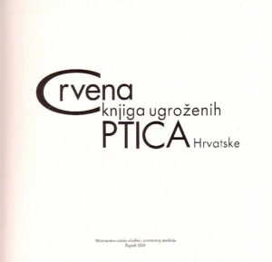 Crvena knjiga ugrozenih PTICA Hrvatske