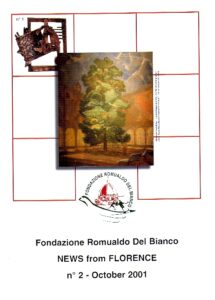 Fondazione Romualdo Del Bianco NEWS from FLORENCE n 2 – October 2001