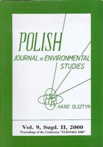 Polish Journal of Enviromental Studies. Vol. 9, Supl. II, 2000. Proceedings of the Conference “EUROEKO 2000”