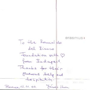 ERASMUS – Hungarian University of Fine Arts. Students catalogue 2001-2003