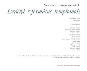 Erdelyi reformatus templomok