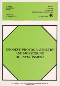 Geodesy, Photogrammetry and Monitoring of Environment