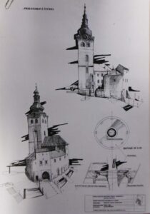 Spatial Study of Barbakan Castle (Priestorova studia)