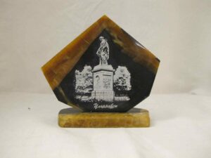 Souvenir standing plaque (Ulyanovsk, Russia)