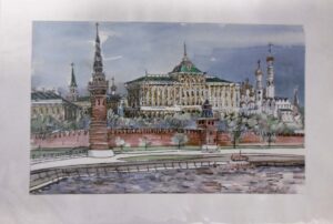 Painting: Moscow. The Kremlin