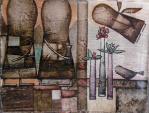 Painting Fly of angels (Polet angelov)