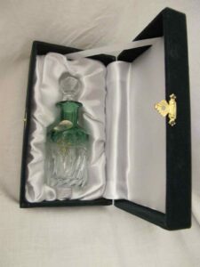 Crystal perfume bottle