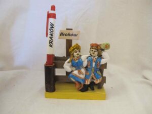 Souvenir letter and pen holder (Cracow)