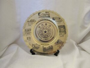 Commemorative plate (Tsinghua University)