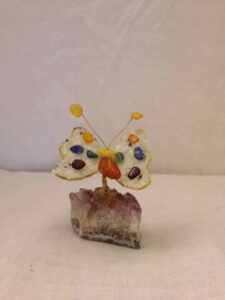 Butterfly in semi-precious stones