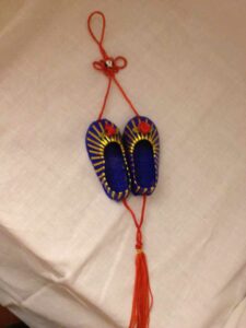 Souvenir of a pair of miniature shoes (Azerbaigian)