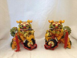 Pair of Chinese lions