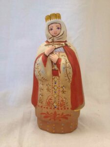 Statuette of a woman (saint?)