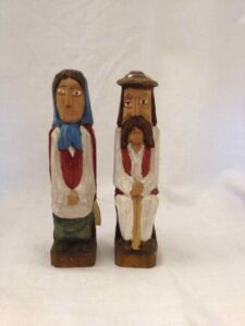 Figurine of a woman and man