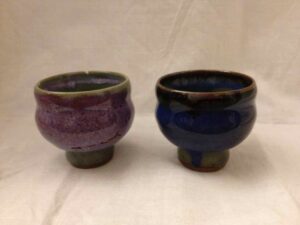 Two sake cups