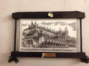 Souvenir picture of Sukiennice (Kracow)