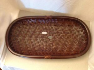 Lacquered basket